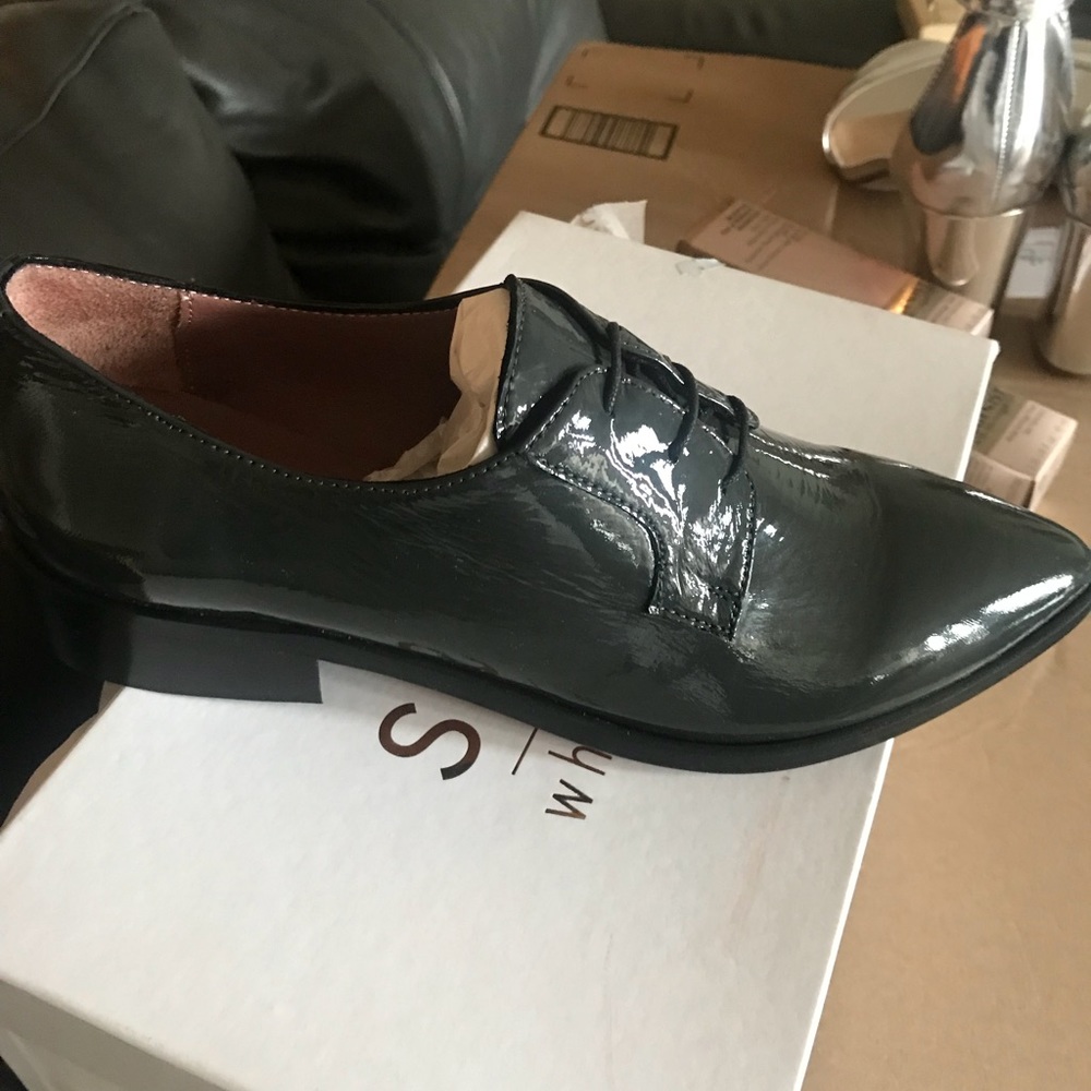 Leather shoes size 7 made in Italy